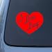 I LOVE LUCY - Lucille Ball - Vinyl Car Decal Sticker #1799 | Vinyl Color: Red