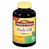 Nature Made Fish Oil Omega-3 Softgels, 1200 mg, 180-Count Bottles (Pack of 2)