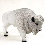 Buffalo Figurine - White