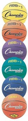 Champion Sports RBB4 Intermediate Rubber Outdoor Basketball (28.5)