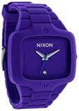 Nixon Men's Rubber Player Analog Watch In Purple