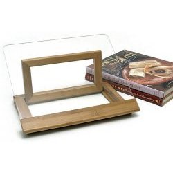 Lipper International 8815 Bamboo and Acrylic Cookbook Holder by Lipper