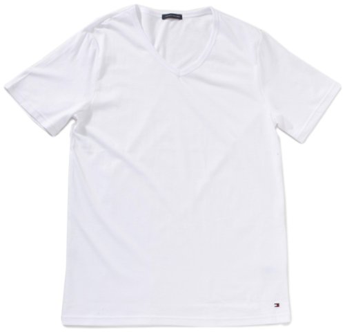 Tommy Hilfiger Herren Unterhemd 2 er Pack 1U61525268/ 2 Pack cotton V Neck, Gr. 54 (XL), W Preisvergleich