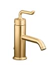 KOHLER K-14402-4-BV Purist Single-Control Lavatory Faucet, Vibrant Brushed Bronze