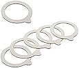 Bormioli Rocco 6 piece Fido Jar Replacement Gaskets, 3.5", White