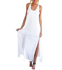 Sexy Cotton/Polyester Spaghetti Strap Spring Summer Wedding Dress/Maxi Dress 