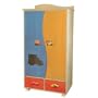 Room Magic RM19-BT Boys Like Trucks Media Cabinet Armoire,