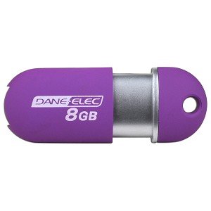 Dane-Elec zMate 8GB USB Drive (Purple)