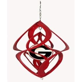 11"Kinetic Wind Spinner Georgia Bulldogs