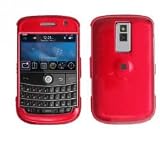 Fits Blackberry 9000 Bold AT&T Cell Phone Snap on Protector Faceplate Cover Housing Case – Solid Red