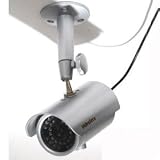 VideoSecu Outdoor Indoor Imitation Security Camera Fake IR Style Dummy CCTV Camera 1RE