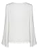 Joeoy Women's White Textured Embroidered Long Sleeve Peasant Blouse Shirt Top