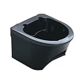 Getr�nkehalter "TWIN" - schwarz.  Ausklappbar f�r 1 oder 2 Getr�nke.