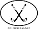 FIELD HOCKEY Oval Bumper Sticker