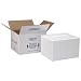Polar Tech 204C Thermo Chill Insulated Carton with Foam Shipper, Small, 8" Length x 6" Width x 4-1/4" Depth (Case of 3)