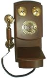 Review YIWU 4820 / old fashion rotary hang on the wall wood telephone