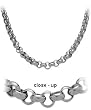 Men's 20 Inch 7mm Thick Stainless Steel Chain