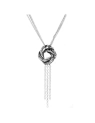 Bond Girl Algerian Love Knot Necklace (With Back) - Petite