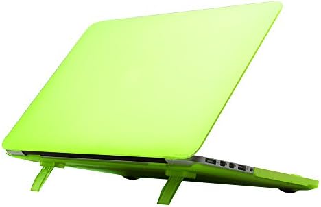 AiBOUSA® Macbook Skin Smooth Matte Finish Hard Shell Protective Case Cover with Kicstand Stand for MacBook Air 11" (Grass green)