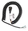 Power First 1TNB8 Power Cord, Coiled, 10Ft, SJT, 15A
