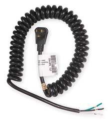 Power First 1TNC1 Power Cord, Coiled, 20Ft, SJT, 15A