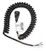 Power First 1TNB8 Power Cord, Coiled, 10Ft, SJT, 15A