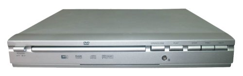 Curtis DVD1047 2 Channel DVD Player, Silver