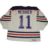 Mark Messier Autographed 82 Oilers Throwback White Jersey - Model MESSJES000041