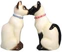 Siamese Cats Magnetic Salt & Pepper Shakers