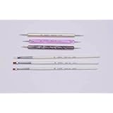 Nail Art Marblizer Tool (3pcs different handles) + Ginza Nail Art Gel Brush (3pcs)
