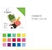 American Crafts Cardstock Pack, 12-Inch by 12-Inch, 60/Pkg, Summer