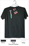 Hanes Classics Comfort Cool High V-Neck Tee 6882-L-Deep Charcoal Heather