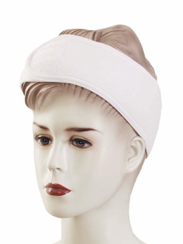Huini 10 pcs Toweling Headband (Thin Type) Head Band Salon Spa Facial - 10pc in 1 Package yellow