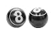 Etc 8 Ball Valve Caps Black