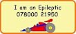 12 Personalised Red Racing Car Special Needs (Haem...