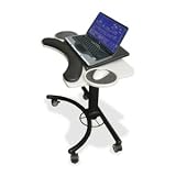 BALT 89829 Lapmatic Portable Computer Stand, 28w x 18d x 30h, Gray Laminate Top