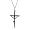 Eve's Addiction Sterling Silver Crucifix Pendant, 18