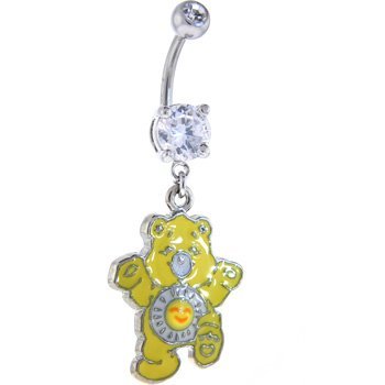 Body Candy CARE BEARS Funshine Bear Belly Ring 