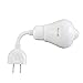 Motion Sensor LED Bulb Light PIR Infrared Detection forpow 4w with Adjustale Tube & US Plug,Auto Switch Energy Saving Stairs Night Lamp,Warm White for Bedroom, Toilet,Doorway