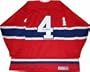Jean Beliveau Montreal Canadiens Autographed Replica Jersey