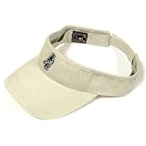 VISOR HAT MLB CHICAGO CUBS KHAKI VINTAGE LOGO COTTON