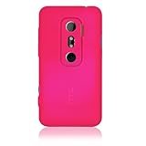 Amzer AMZ91140 Soft Gel TPU Gloss Skin Case for HTC EVO 3D - Hot Pink - 1 P ....