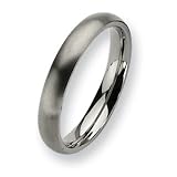 Titanium 4mm Brushed Band