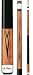 Cue and Case C-802 Maple Pool Cue with Natural Birds-eye and Black Veneer Points