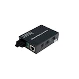 DIGITUS Gigabit Ethernet Konverter 10/100/1000Base-TX zu 1000Base-SX wandelt drahtbasierte Signale in Glasfasersignale um bis 500m