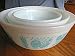 Pyrex Verdi Avocado Green Nesting Mixing Bowls - Vintage