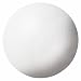 Sports : Schaumstoffball beschichtet, ø 21 cm, wei&szlig;