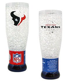 Houston Texans Crystal Pilsner Glass