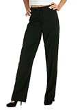 Womens Straight Leg Dress Pants