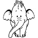 Lumpy The Heffalump Smile - Cartoon Decal Vinyl Car Wall Laptop Sticker